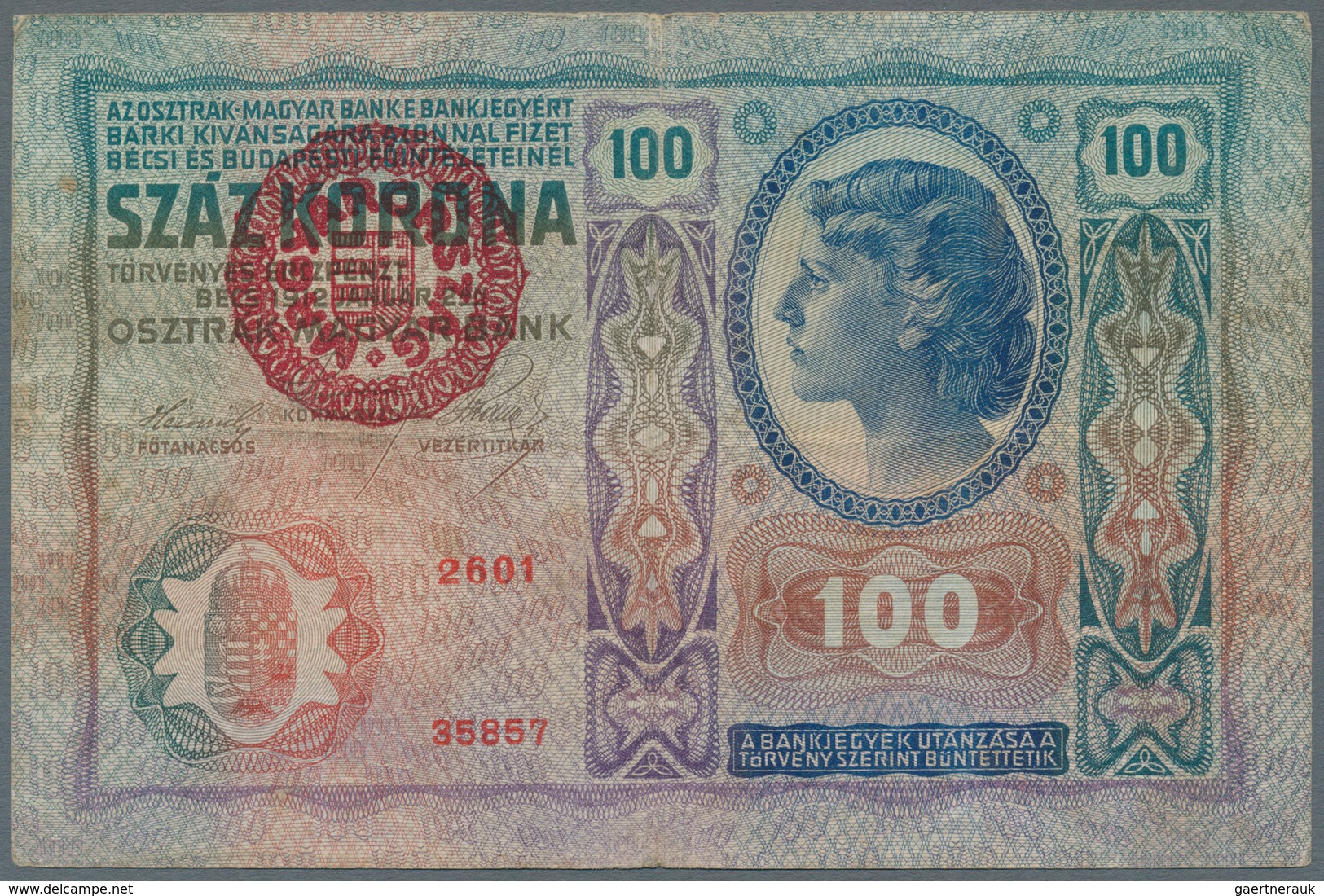 Hungary / Ungarn: Large box with 530 banknotes Hungary 1848 - 2005 with some duplicates, comprising