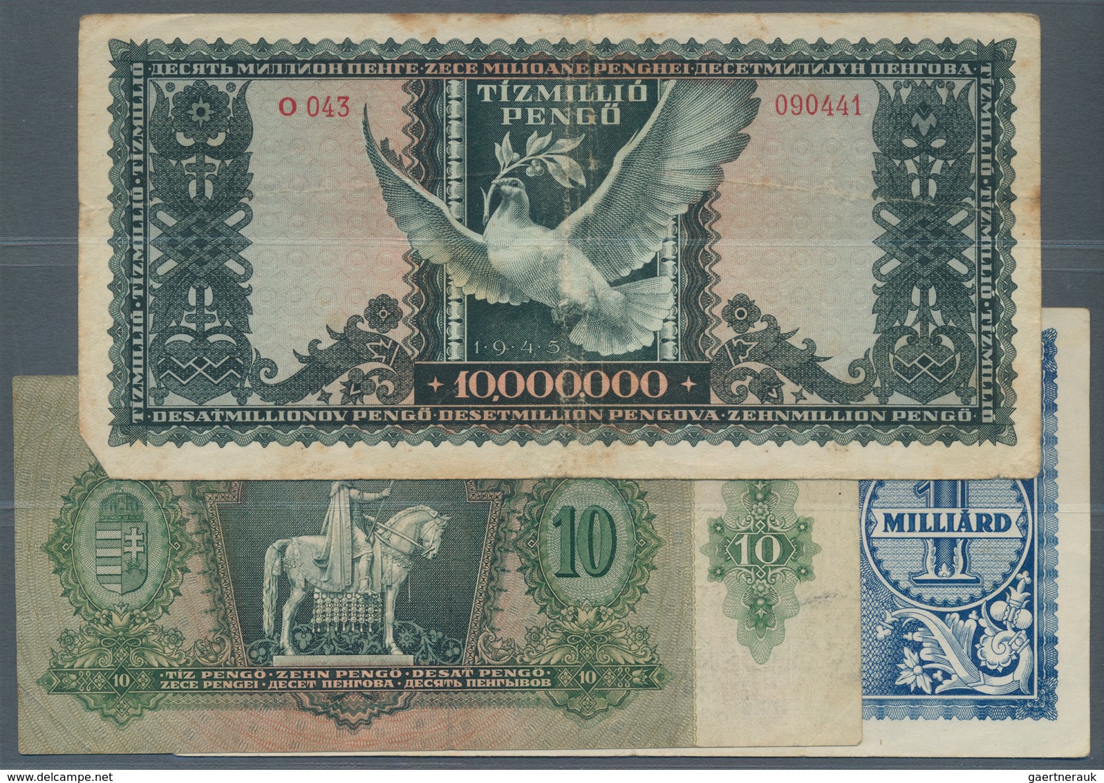 Hungary / Ungarn: Nice Set With 50 Banknotes Hyperinflation 1930's - 1940's From 10 Pengö 1936 Up To - Ungarn