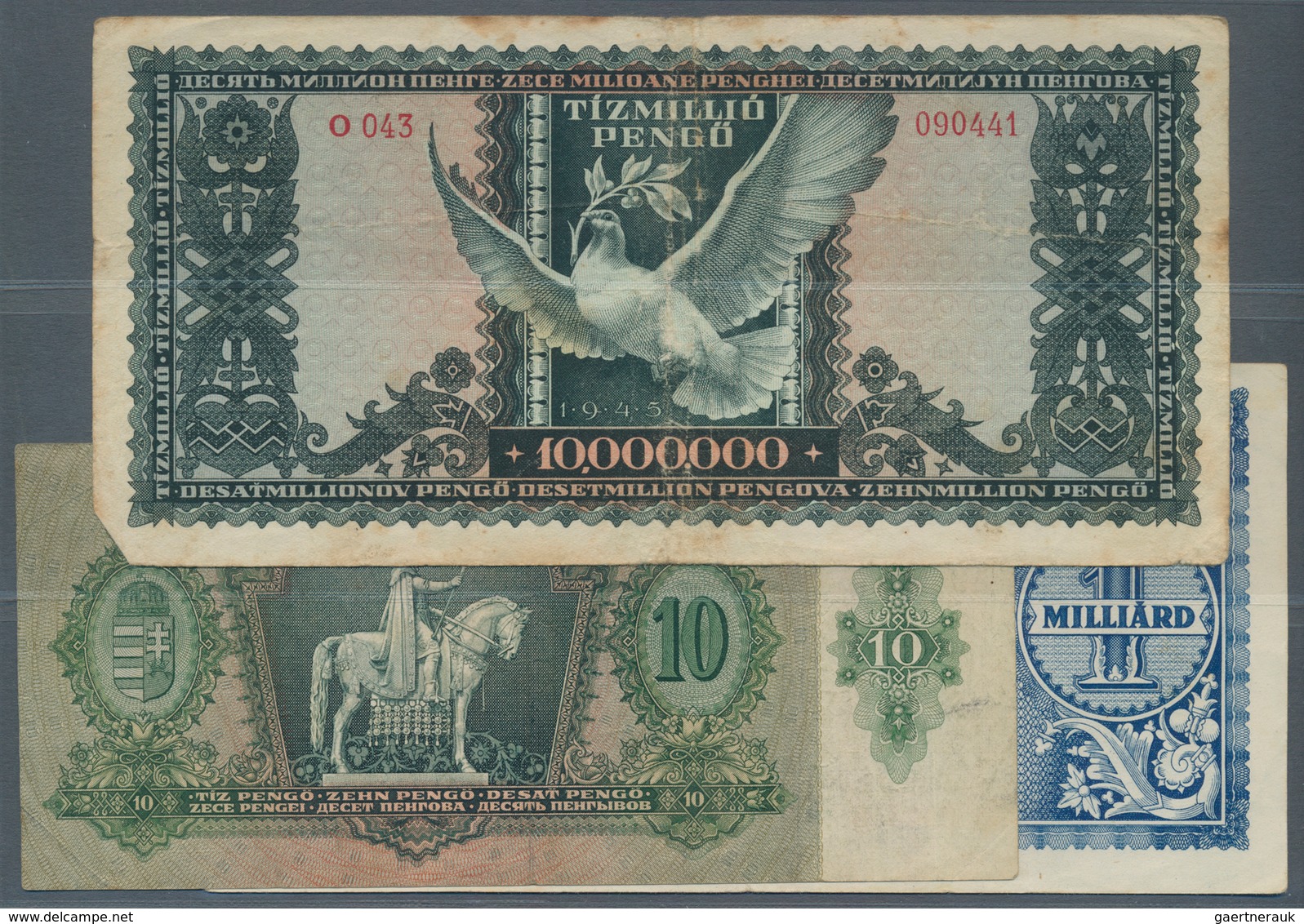 Hungary / Ungarn: Nice Set With 50 Banknotes Hyperinflation 1930's - 1940's From 10 Pengö 1936 Up To - Hungría