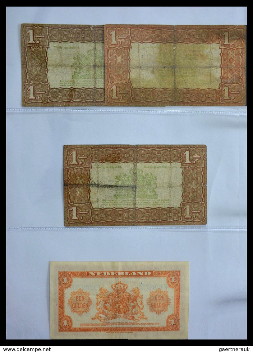 Netherlands / Niederlande: Album With 40 Old Banknotes Of The Netherlands, From 1 Guilder Till 1000 - Andere & Zonder Classificatie