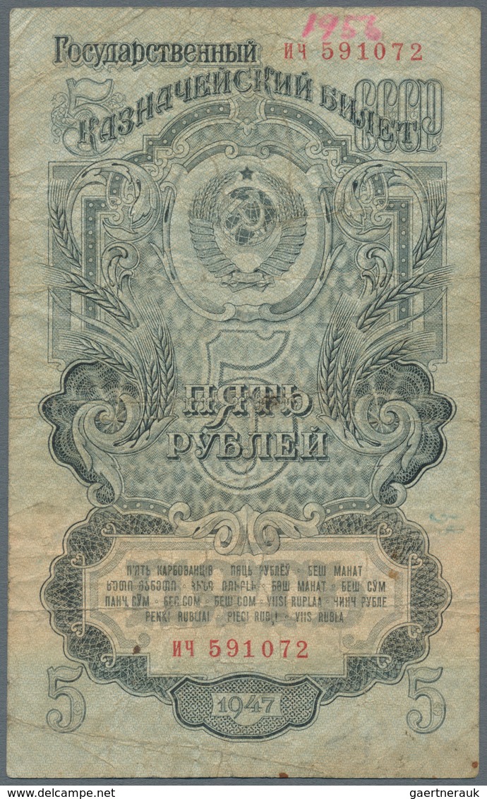 Russia / Russland: Very Interesting Lot With 41 Banknotes State Issues 1915 Till 1947, Comprising Fo - Rusland