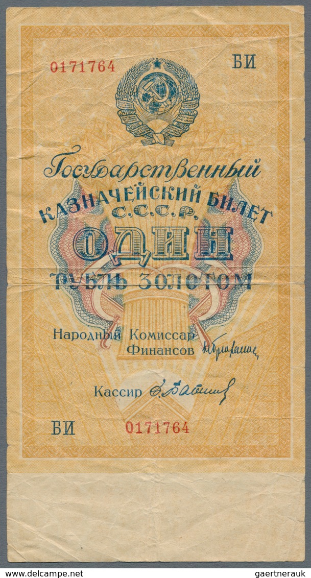 Russia / Russland: Very Interesting Lot With 41 Banknotes State Issues 1915 Till 1947, Comprising Fo - Rusland