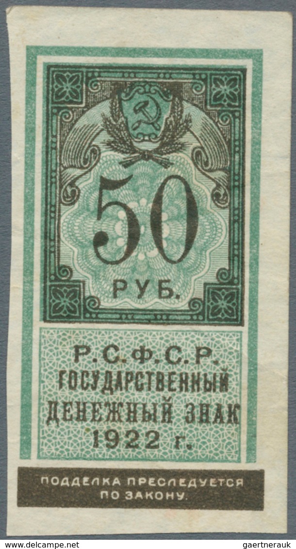 Russia / Russland: Very interesting lot with 41 Banknotes State issues 1915 till 1947, comprising fo