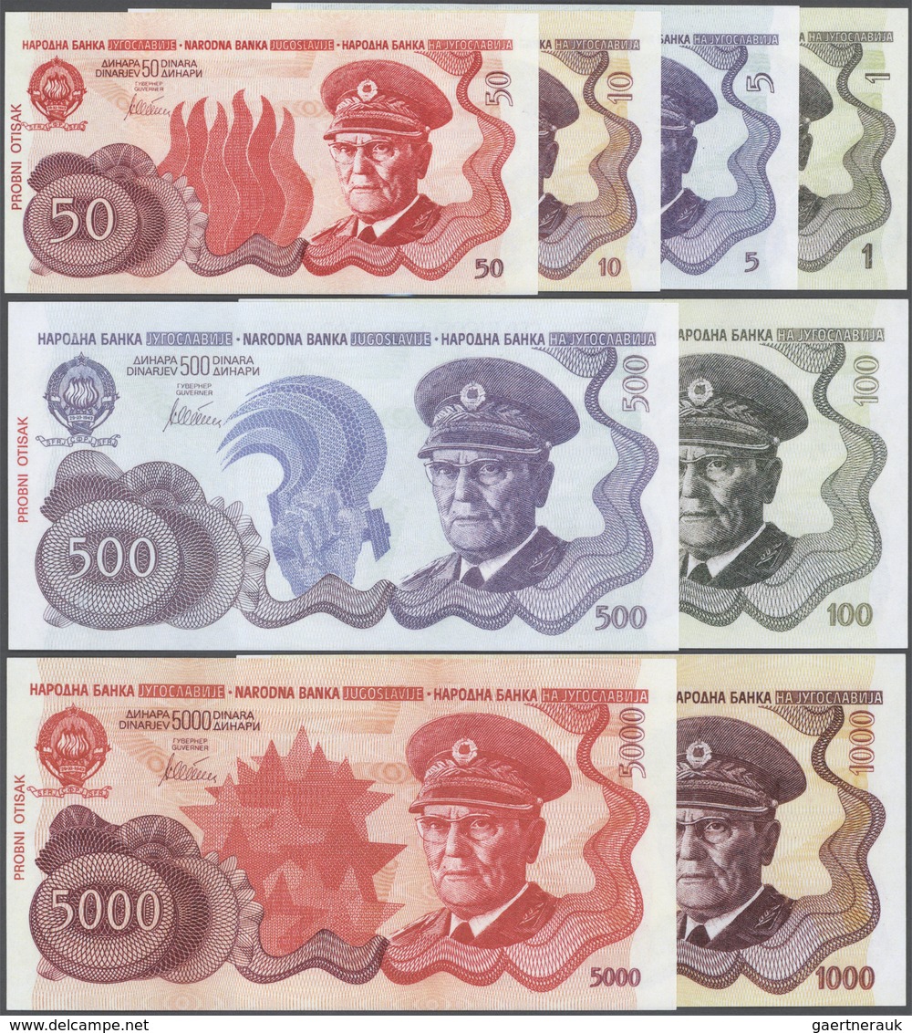 Yugoslavia / Jugoslavien: Album With 248 Banknotes Yugoslavia And Former Yugoslavian States, Compris - Yugoslavia