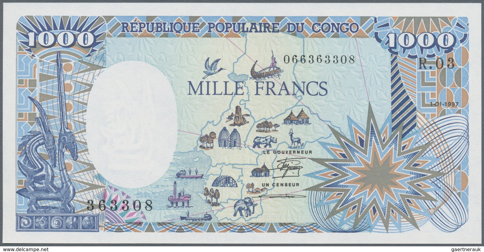 Africa / Afrika: set of 12 banknotes containing Gabon 500 Francs 1985 P. 8, Equatorial Guinea 500 &