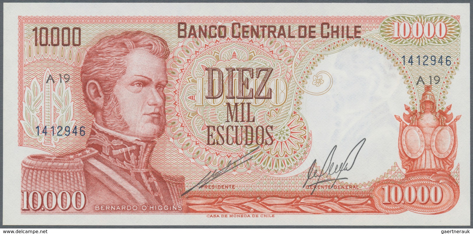 South America / Südamerika: larger lot of about 500 notes from South America in red collectors album