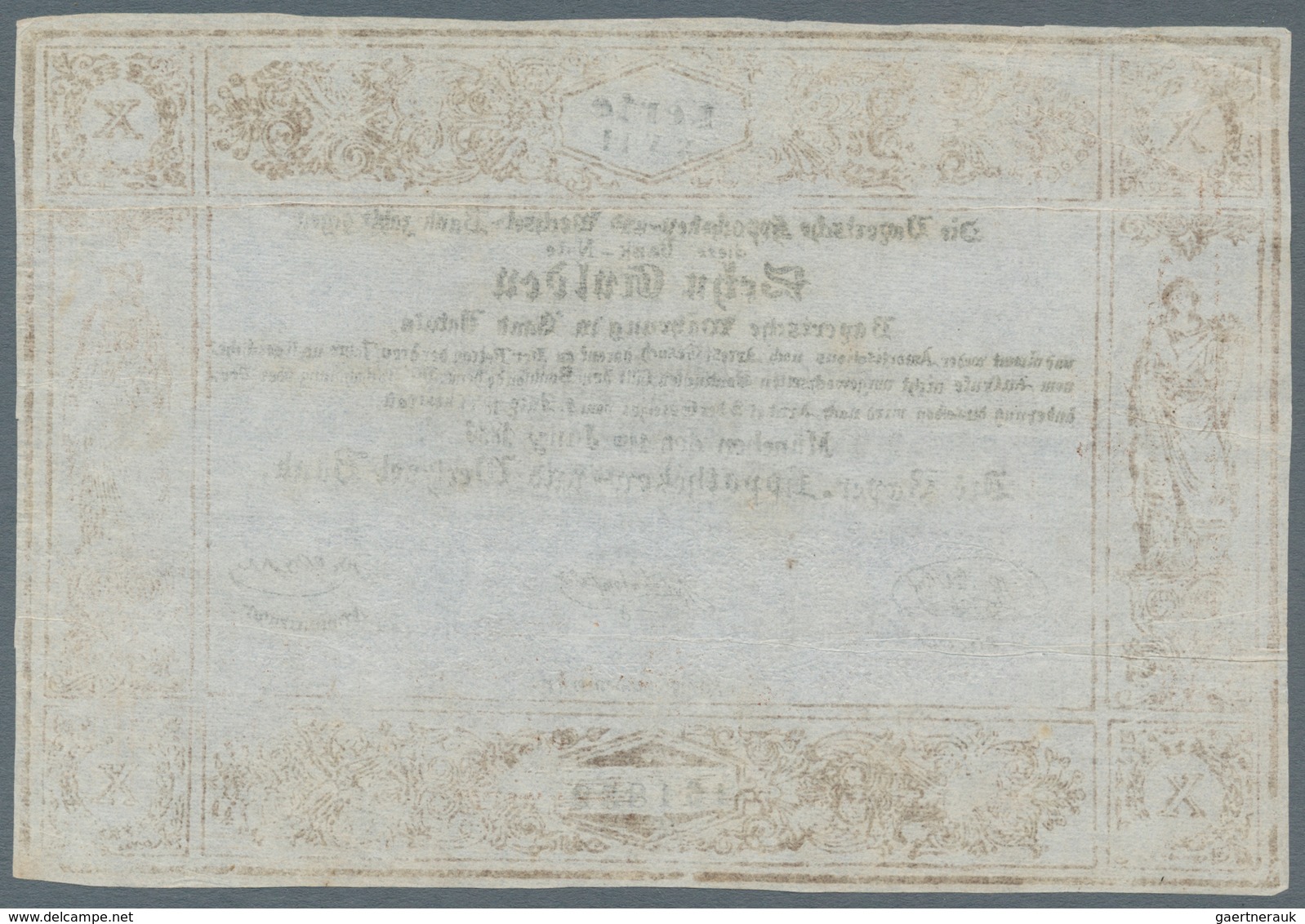 Deutschland - Altdeutsche Staaten: Bayern, Zeitgenössische Fälschung Einer Banknote Bayerische Hypot - [ 1] …-1871 : Duitse Staten