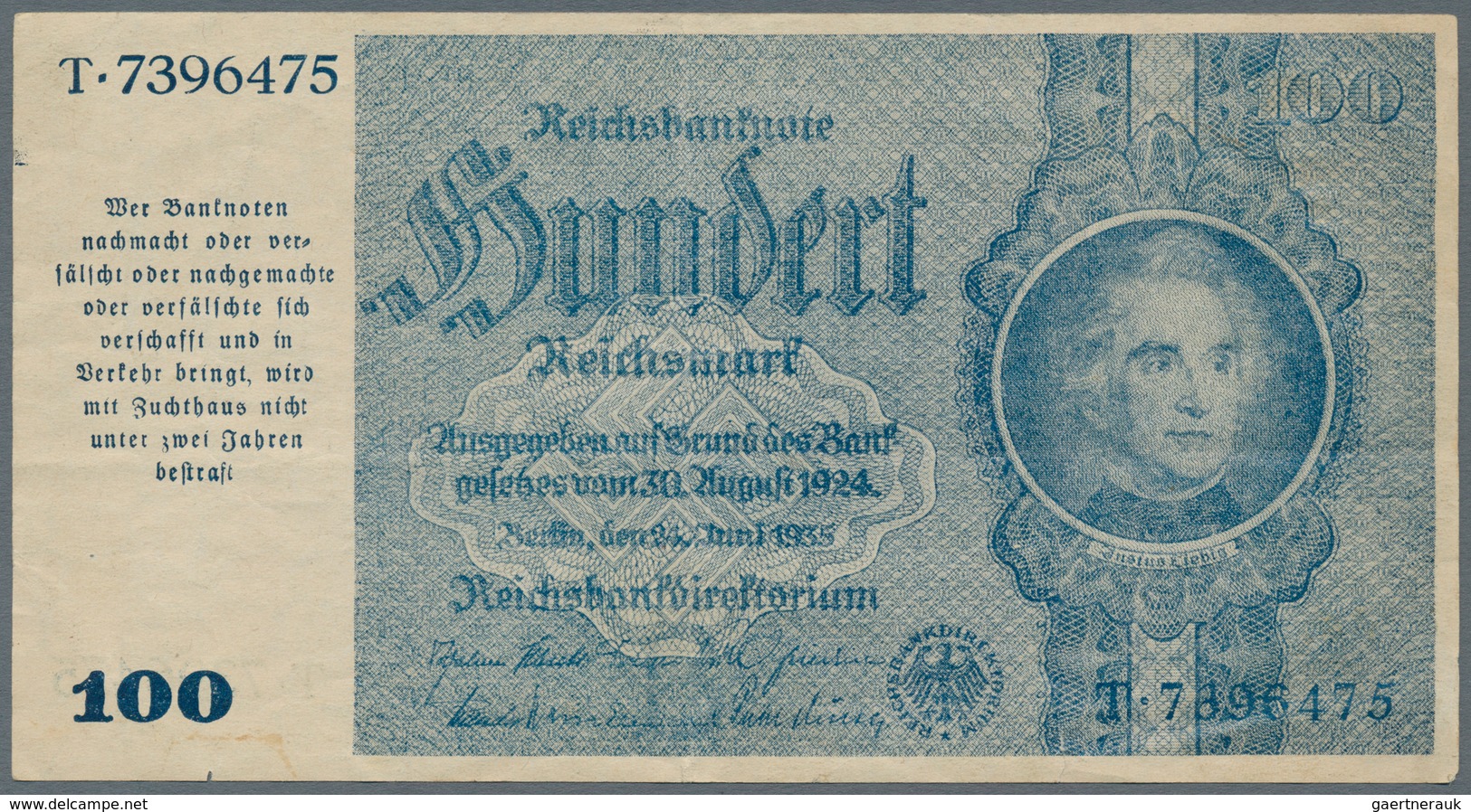 Deutschland - Deutsches Reich Bis 1945: 100 Reichsmark Notausgabe 1945 "Schörner", Ro.182, Mehrere K - Sonstige & Ohne Zuordnung