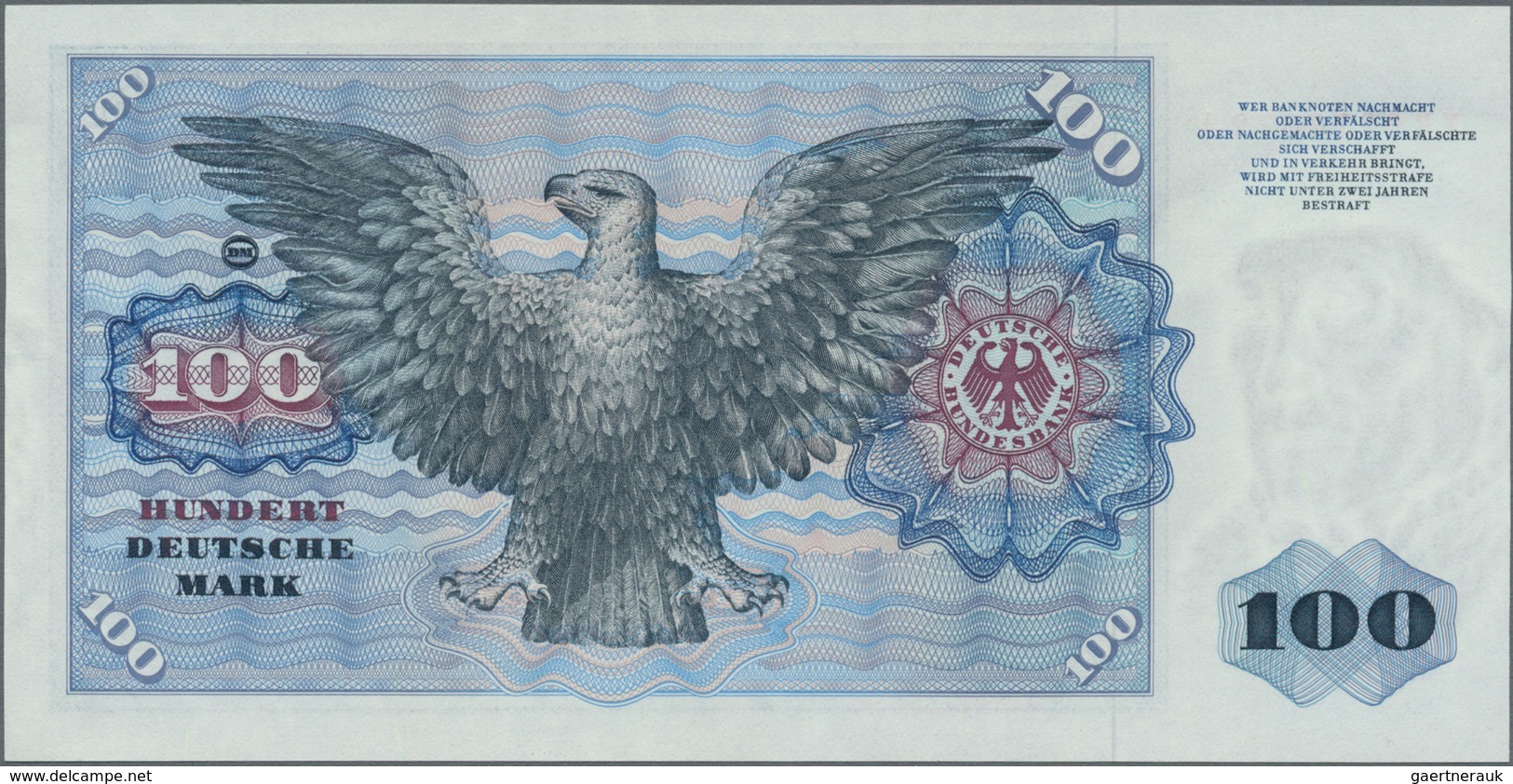 Deutschland - Bank Deutscher Länder + Bundesrepublik Deutschland: 100 DM 1970, Serie "NB/A", Ro.273a - Sonstige & Ohne Zuordnung