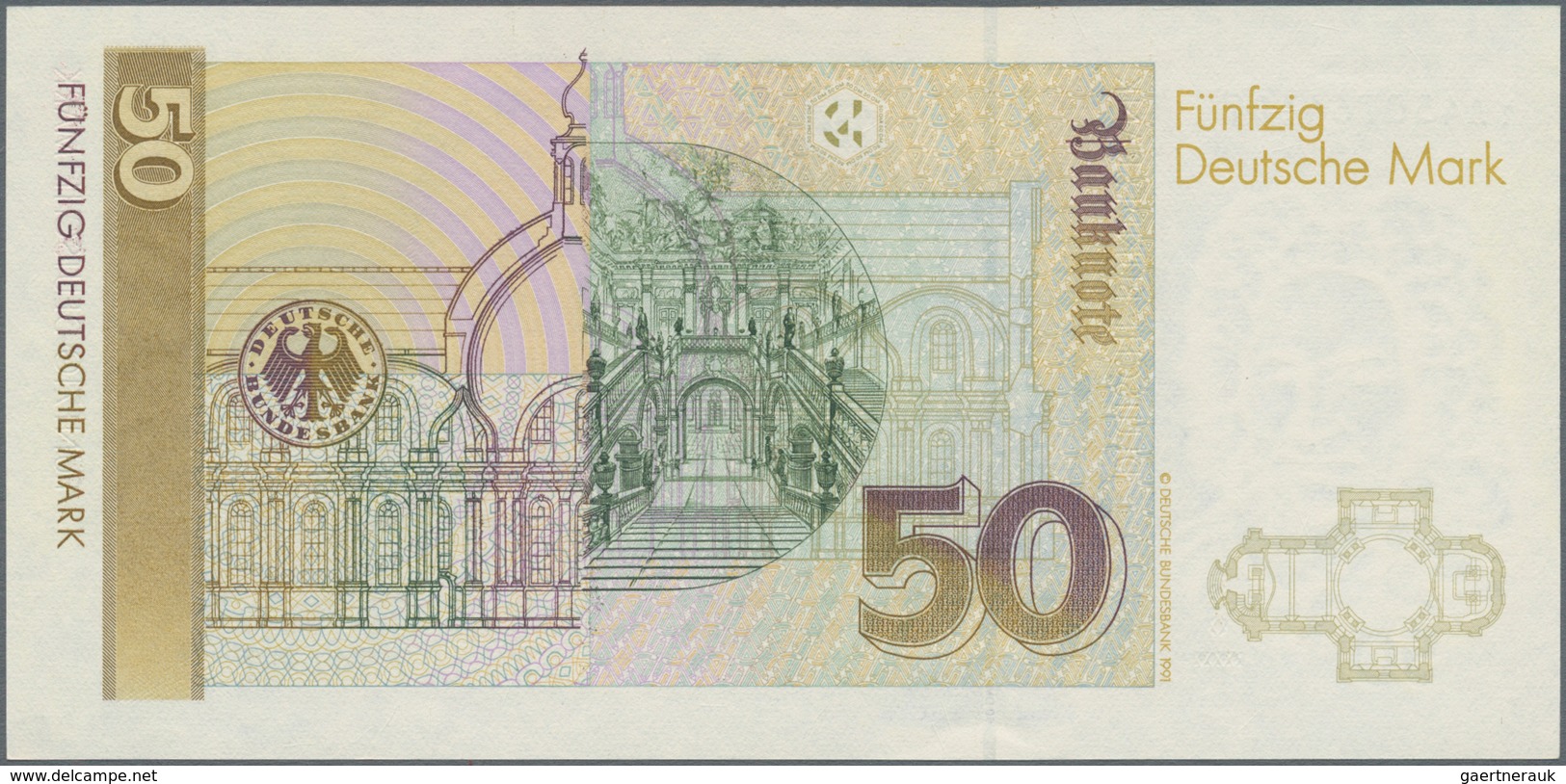 Deutschland - Bank Deutscher Länder + Bundesrepublik Deutschland: 50 DM 1993, Ersatznote Serie "YA/D - Andere & Zonder Classificatie