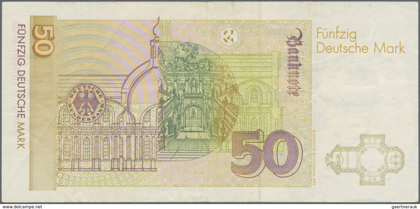 Deutschland - Bank Deutscher Länder + Bundesrepublik Deutschland: 50 DM 1996 Ersatznote Serie "YY/G" - Andere & Zonder Classificatie