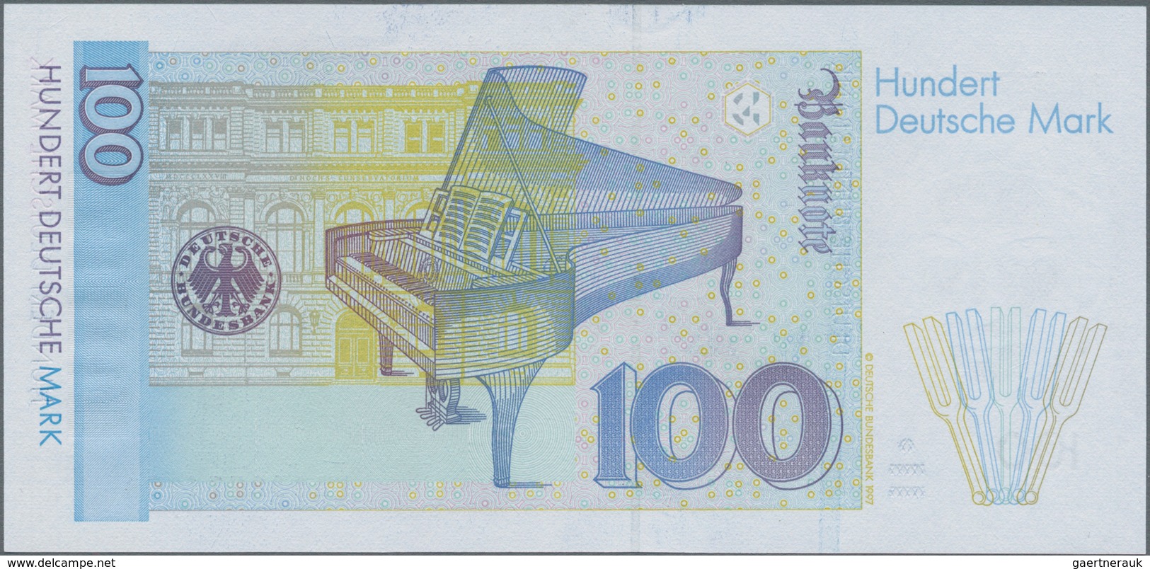 Deutschland - Bank Deutscher Länder + Bundesrepublik Deutschland: 100 DM 1996, Ersatznote Serie "ZA/ - Sonstige & Ohne Zuordnung