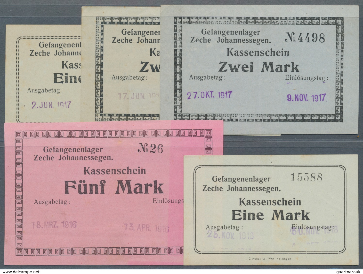 Deutschland - Konzentrations- Und Kriegsgefangenenlager: Bredenscheid, Westfalen, Gefangenenlager Ze - Andere & Zonder Classificatie