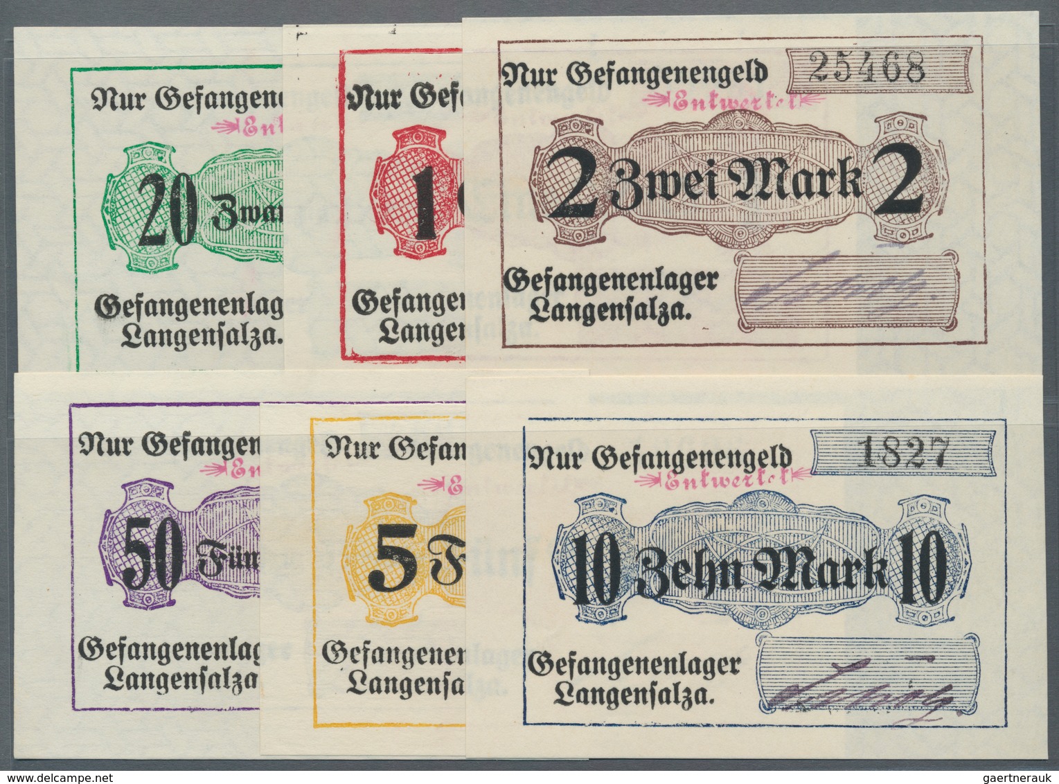 Deutschland - Konzentrations- Und Kriegsgefangenenlager: Langensalza, Thüringen, Gefangenenlager, 20 - Sonstige & Ohne Zuordnung