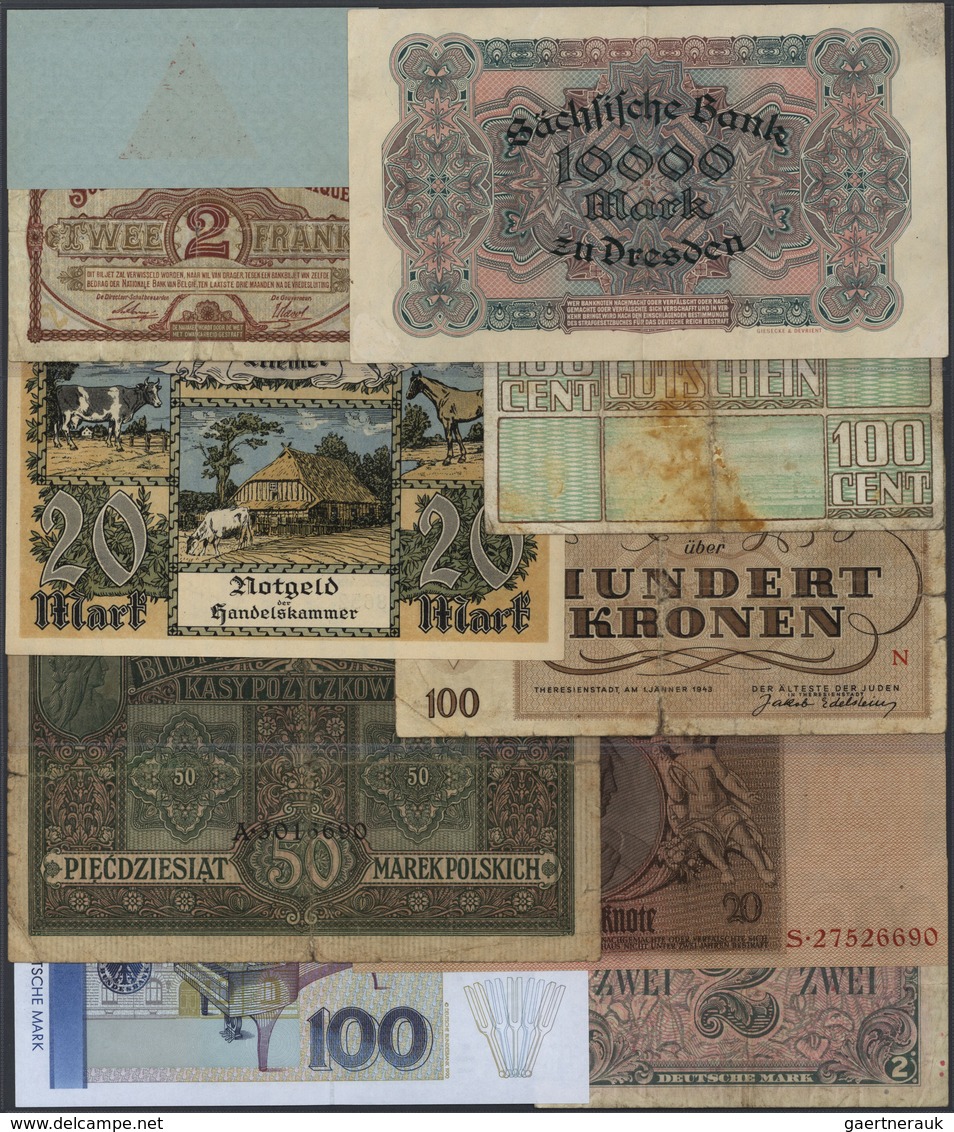 Deutschland - Sonstige: Riesige Sammlung Deutscher Banknoten Ab Dem Kaiserreich Mit Mehr Als 9000 Ba - Sonstige & Ohne Zuordnung