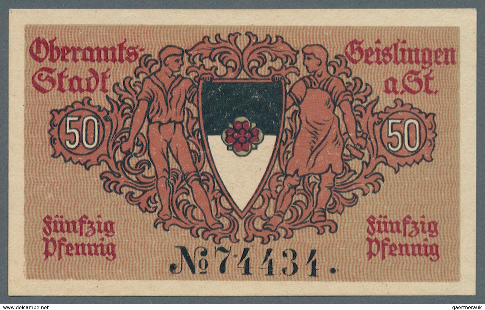 Deutschland - Notgeld - Württemberg: Freudenstadt / Geislingen / Gerabronn: 1) Freudenstadt, Stadt, - [11] Lokale Uitgaven