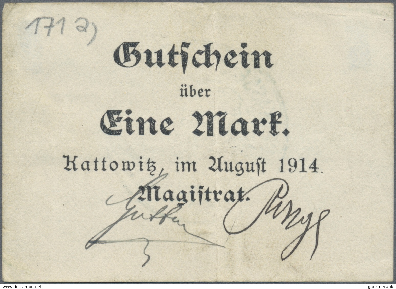 Deutschland - Notgeld - Ehemalige Ostgebiete: Oberschlesien, Notgeld Von 1914, Lot Von 32 Verschiede - Otros & Sin Clasificación