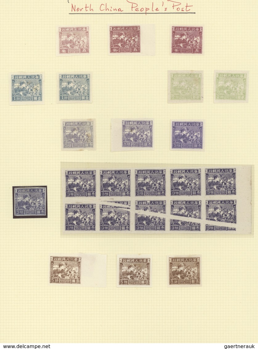 China - Volksrepublik - Provinzen: North China, "North China People's Post", 1949, Larger Selection - Other & Unclassified