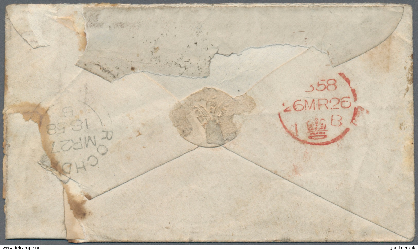 China: 1857-58 Correspondence From And To James Emmett On Board H.M.S. "Niger" At CANTON RIVER And I - Sonstige & Ohne Zuordnung