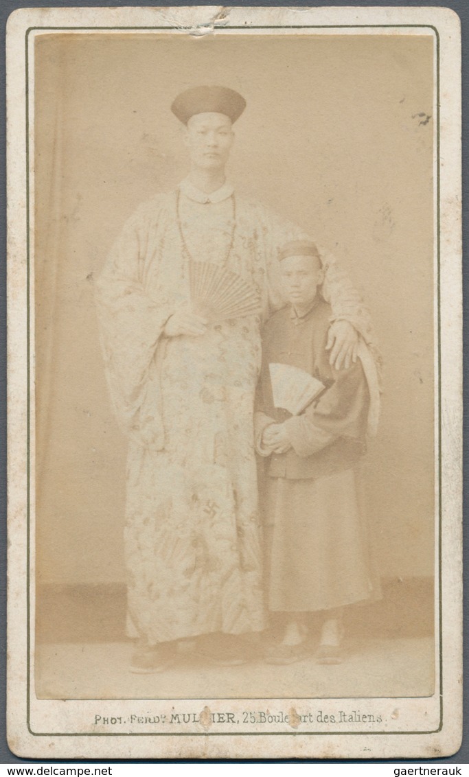 China: 1867: RARE EARLY CDV (carte De Visite) PHOTO Of "CHANG THE CHINESE GIANT" Made In 1867 For Th - Sonstige & Ohne Zuordnung