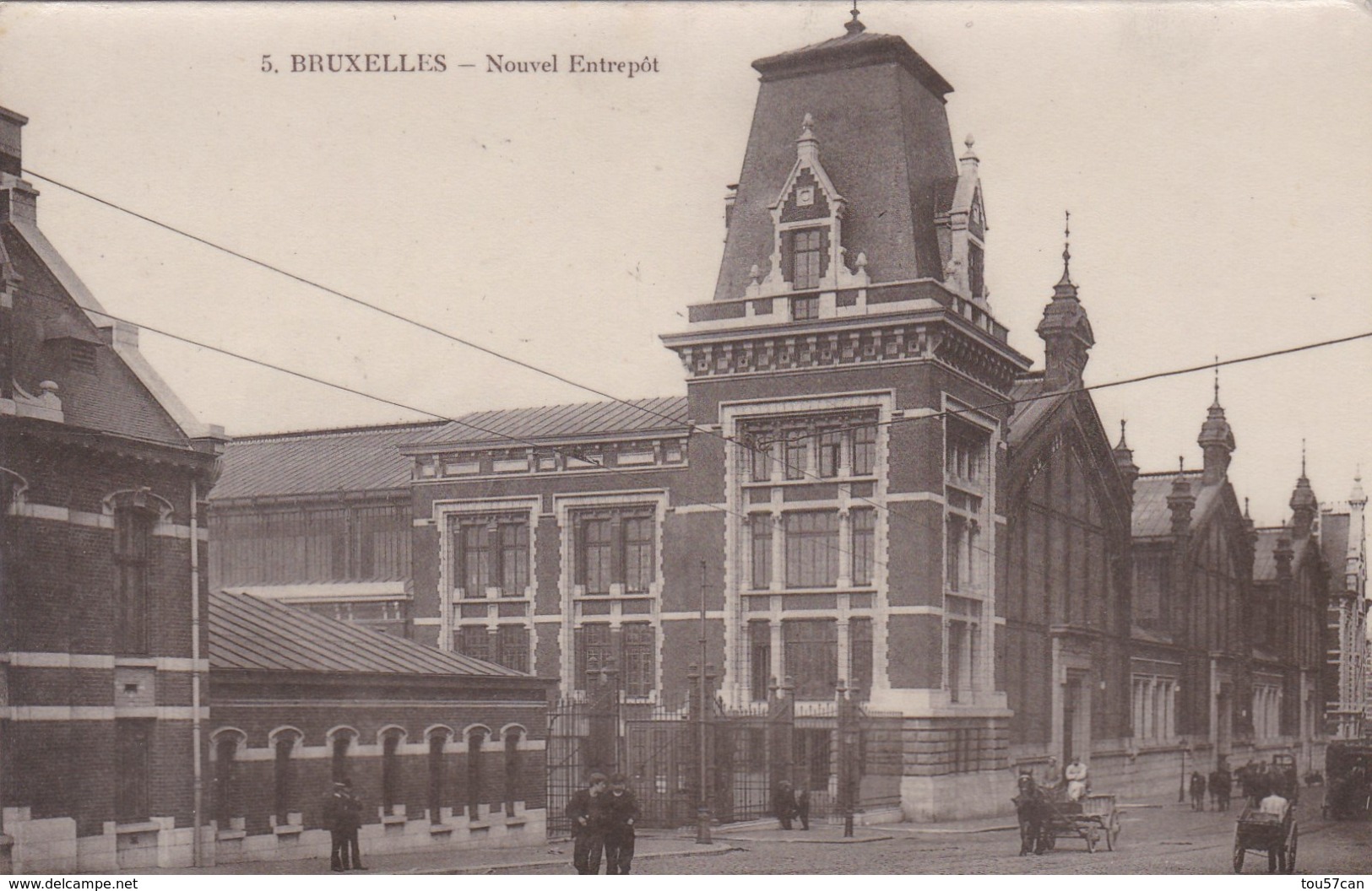 BRUXELLES - BELGIQUE - BELLE CPA ANIMÉE 1911.. - Maritiem