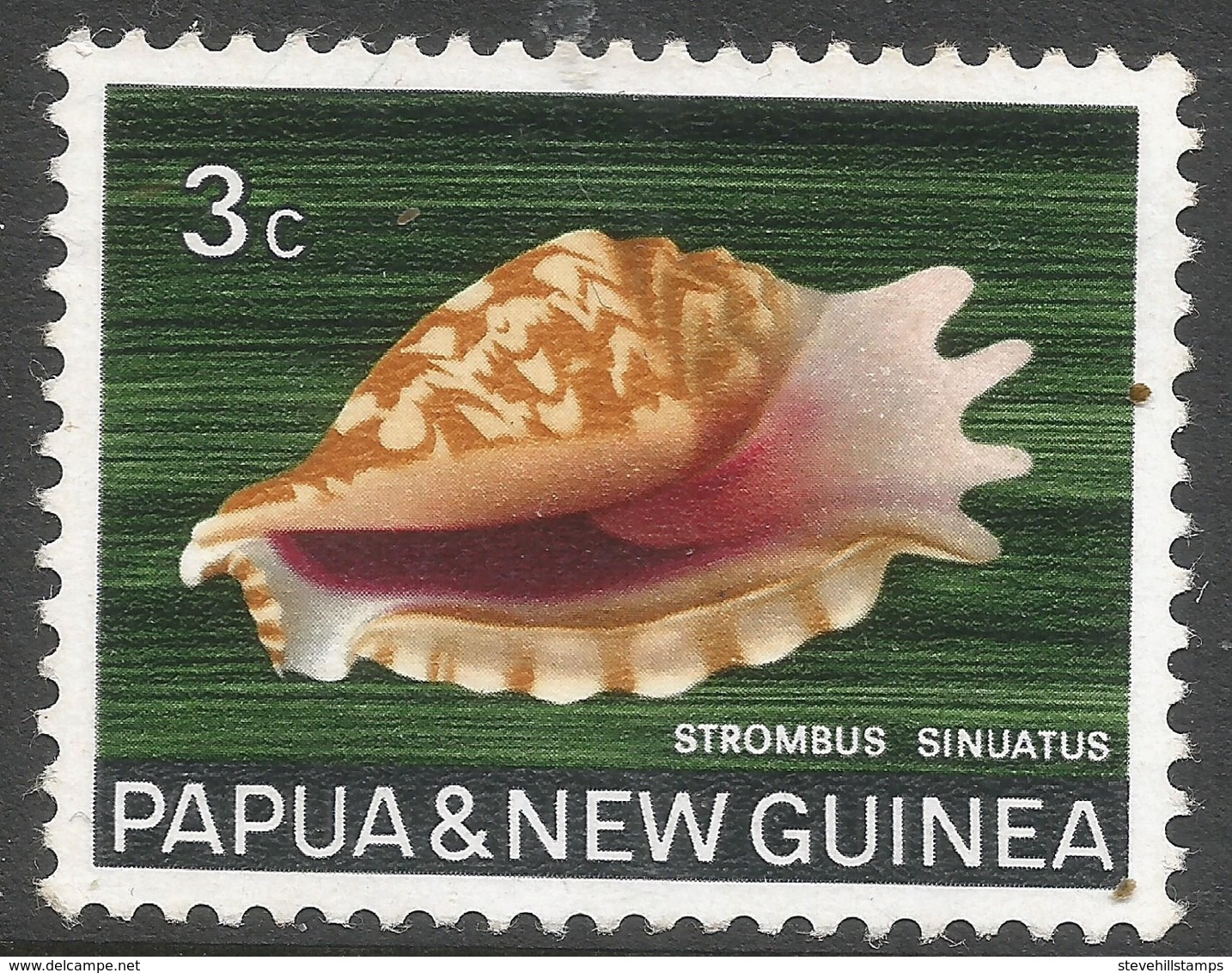 Papua New Guinea. 1968-69 Sea Shells. 3c MH SG 138 - Papua New Guinea