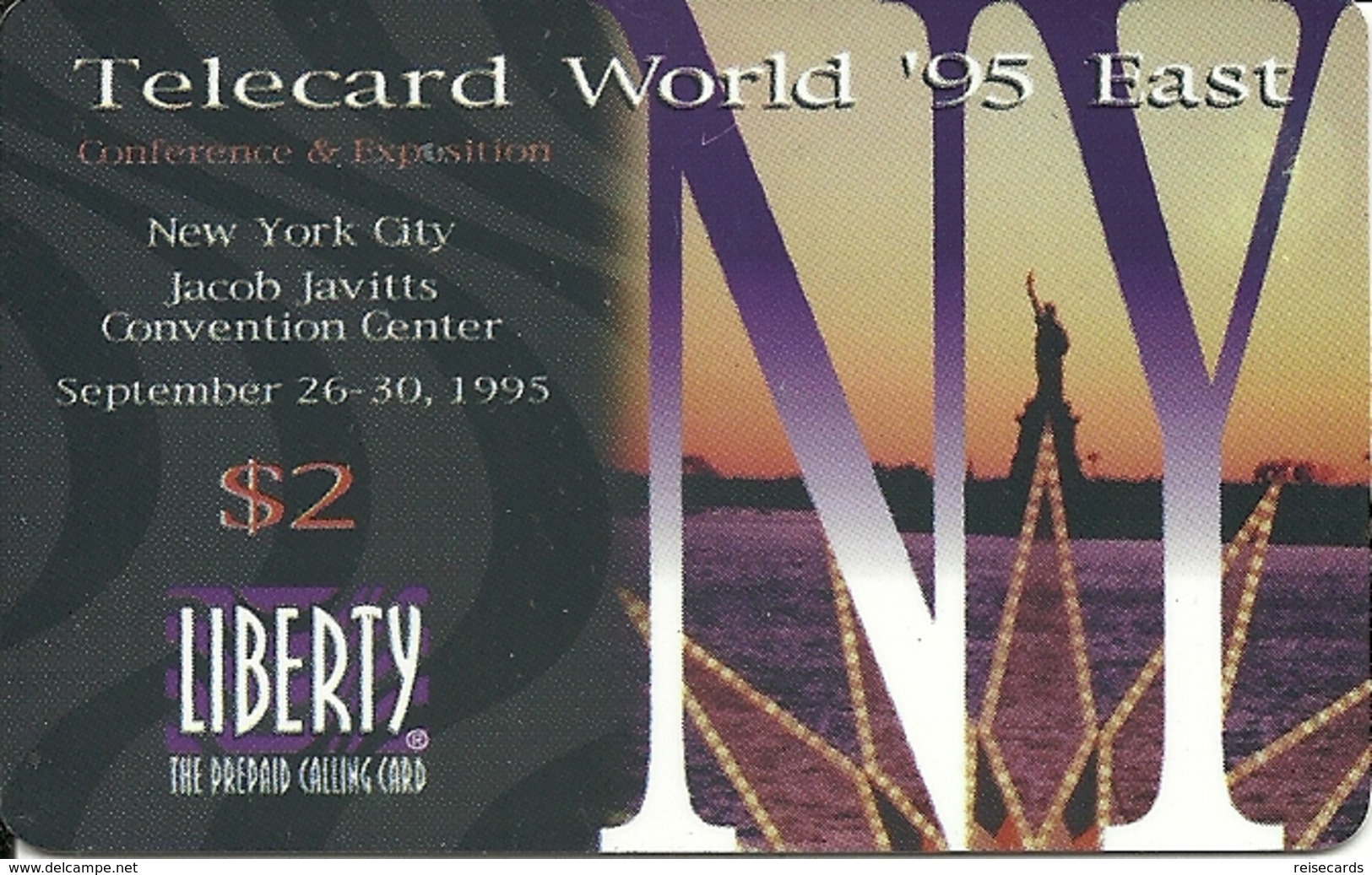 USA: Liberty  - TeleCard World '95 Exposition New York - Sonstige & Ohne Zuordnung