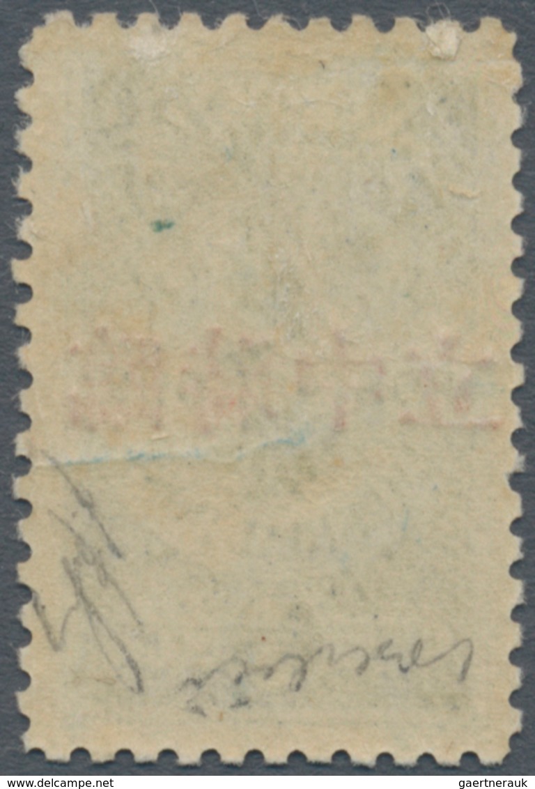 China - Portomarken: 1912, 1/2 C. Blue Ovpt. "provisional Neutrality", Unused Mounted Mint, Slight C - Portomarken
