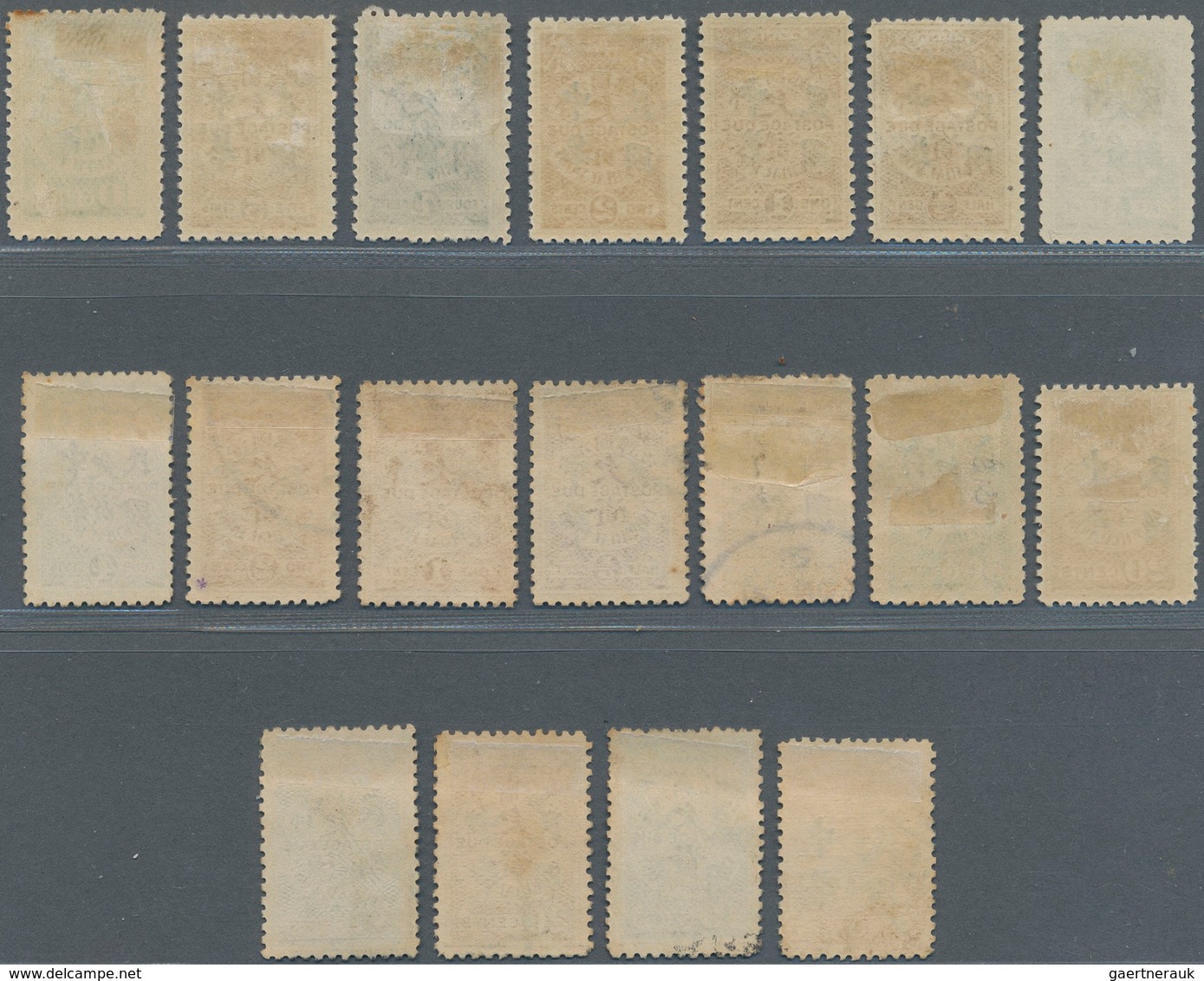 China - Portomarken: 1912, Waterlow Overprint, 1/2 C.-30 C. Two Cpl. Sets: Unused Mounted Mint, 1/2 - Postage Due