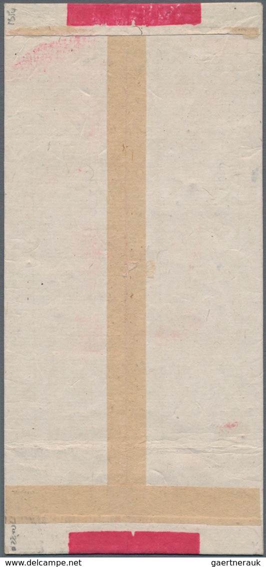 China - Lokalausgaben / Local Post: Amoy 1896: Red Band Stampless Cover Addressed To 'Sun-sin Lee, H - Sonstige & Ohne Zuordnung
