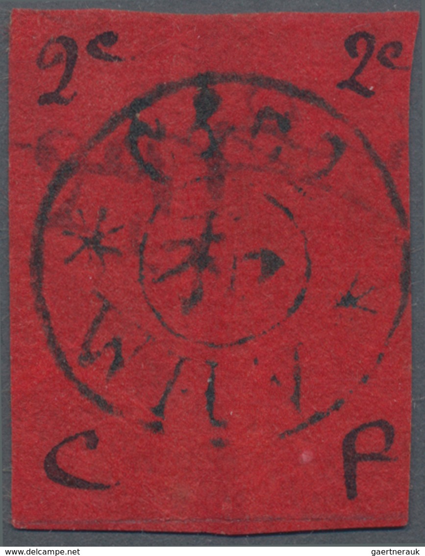 China - Lokalausgaben / Local Post: Weihaiwei, 1898, 2 C. On Red, Unused No Gum As Issued (Michel Ca - Other & Unclassified