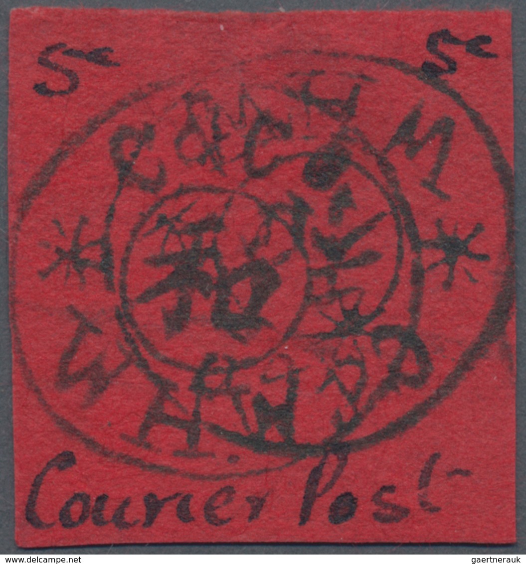 China - Lokalausgaben / Local Post: Weihaiwei, 1898, 5 C. On Red, Unused No Gum As Issued (Michel Ca - Other & Unclassified