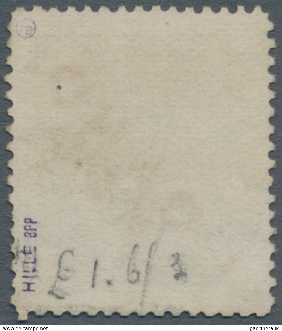 China - Shanghai: 1875, Second Candareen Provisional Small Dragon 1 Cand. Red On 6 Cand. Slate, Unus - Sonstige & Ohne Zuordnung