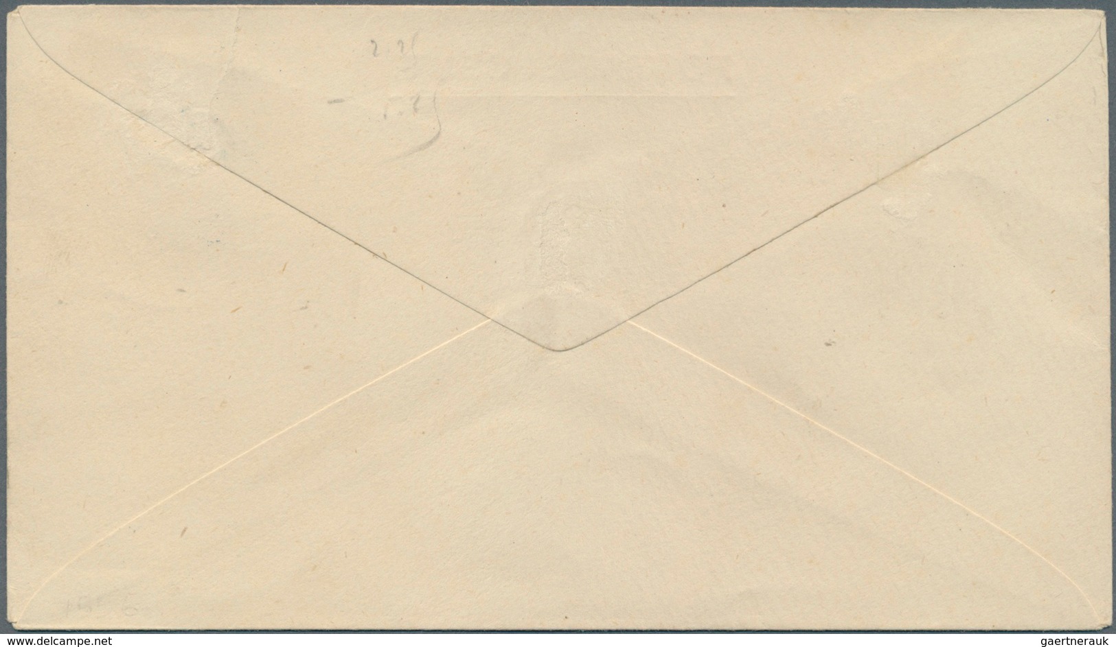 China - Shanghai: 1893. 'Postage 1 Cent' Stationery Envelope Bearing Surcharge In Vermilion 1ct On H - Sonstige & Ohne Zuordnung