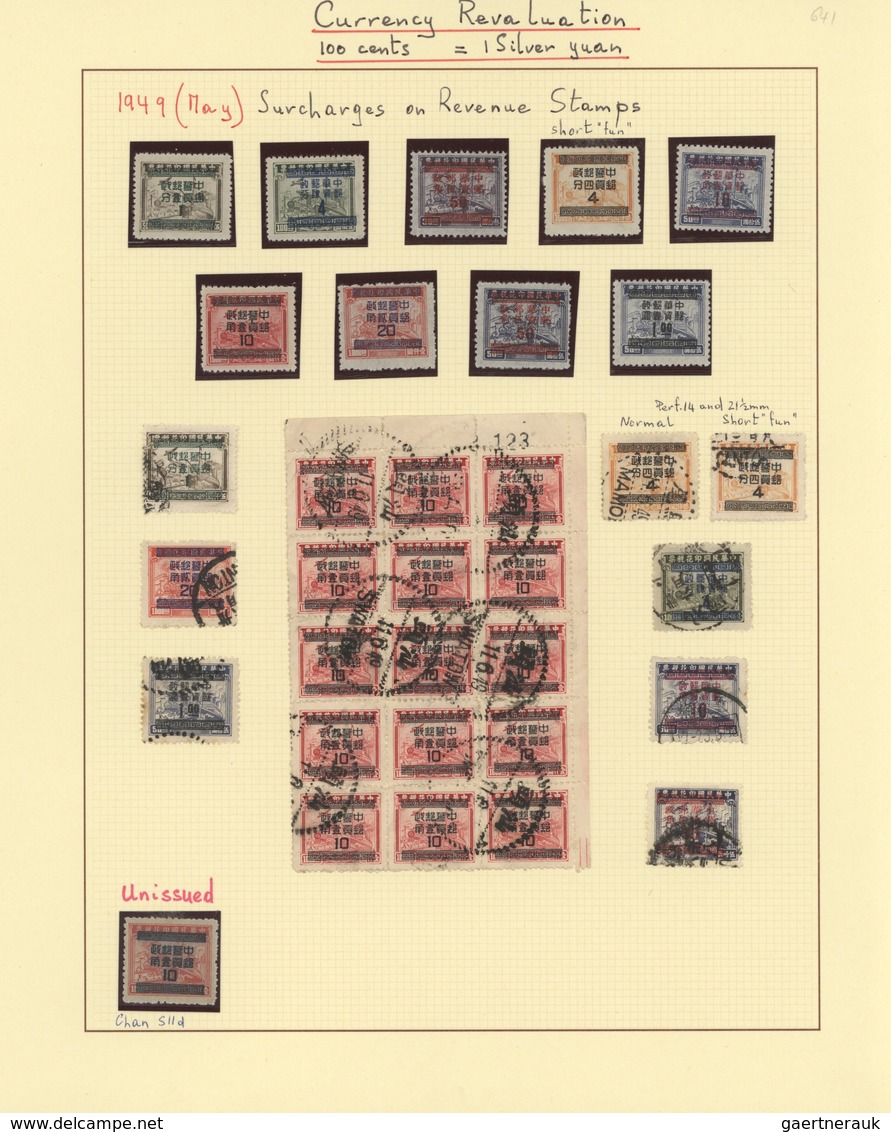 China - Provinzausgaben - Nordostprovinzen (1946/48): 1946/48, Collection Mint And Used (double Coll - North-Eastern 1946-48