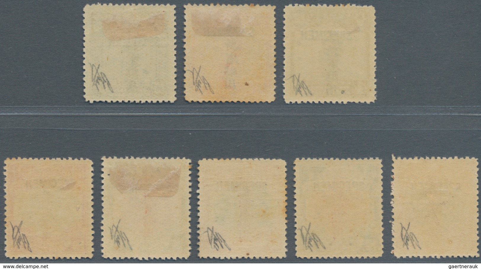 China - Provinzausgaben - Sinkiang (1915/45): 1924, 2nd Peking Printing 4 C. Grey, 6 C., 15 C., $1-$ - Xinjiang 1915-49