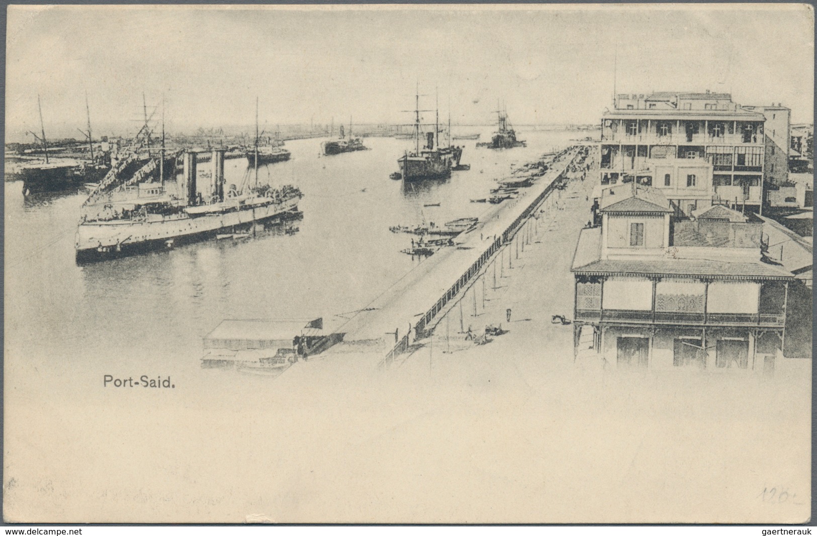 China - Incoming Mail: 1902, Egypt, French Offices, Port Said 10 C. Tied "PORT SAID 6 DEC 02 EGYPTE" - Sonstige & Ohne Zuordnung