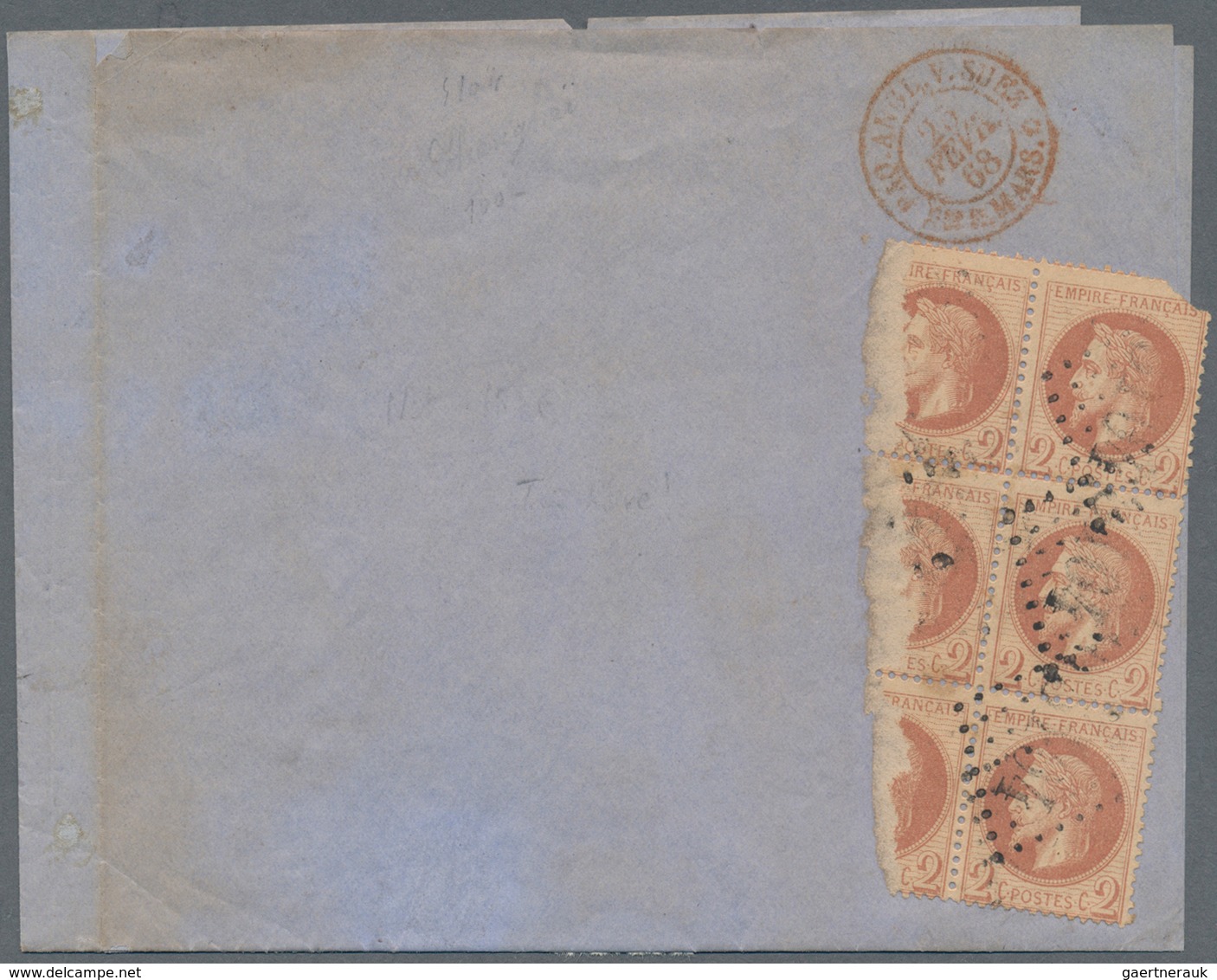 China - Fremde Postanstalten / Foreign Offices: French Offices, 1867. News-Band Wrapper Written From - Other & Unclassified