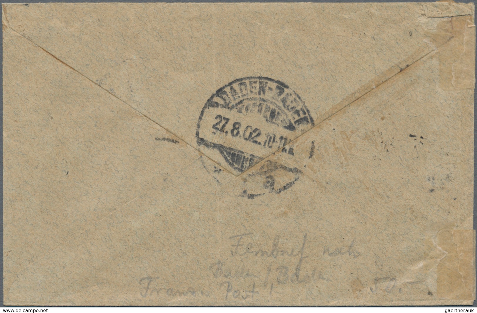 China - Fremde Postanstalten / Foreign Offices: France, 1902/07, Three Covers From Shanghai: Ovpt. 2 - Other & Unclassified