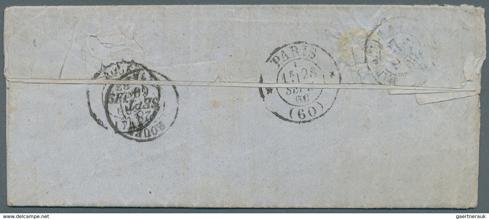 China - Besonderheiten: 1860 (FRENCH EXPEDITIONARY FORCES). Folded Letter With Content Written From - Other & Unclassified