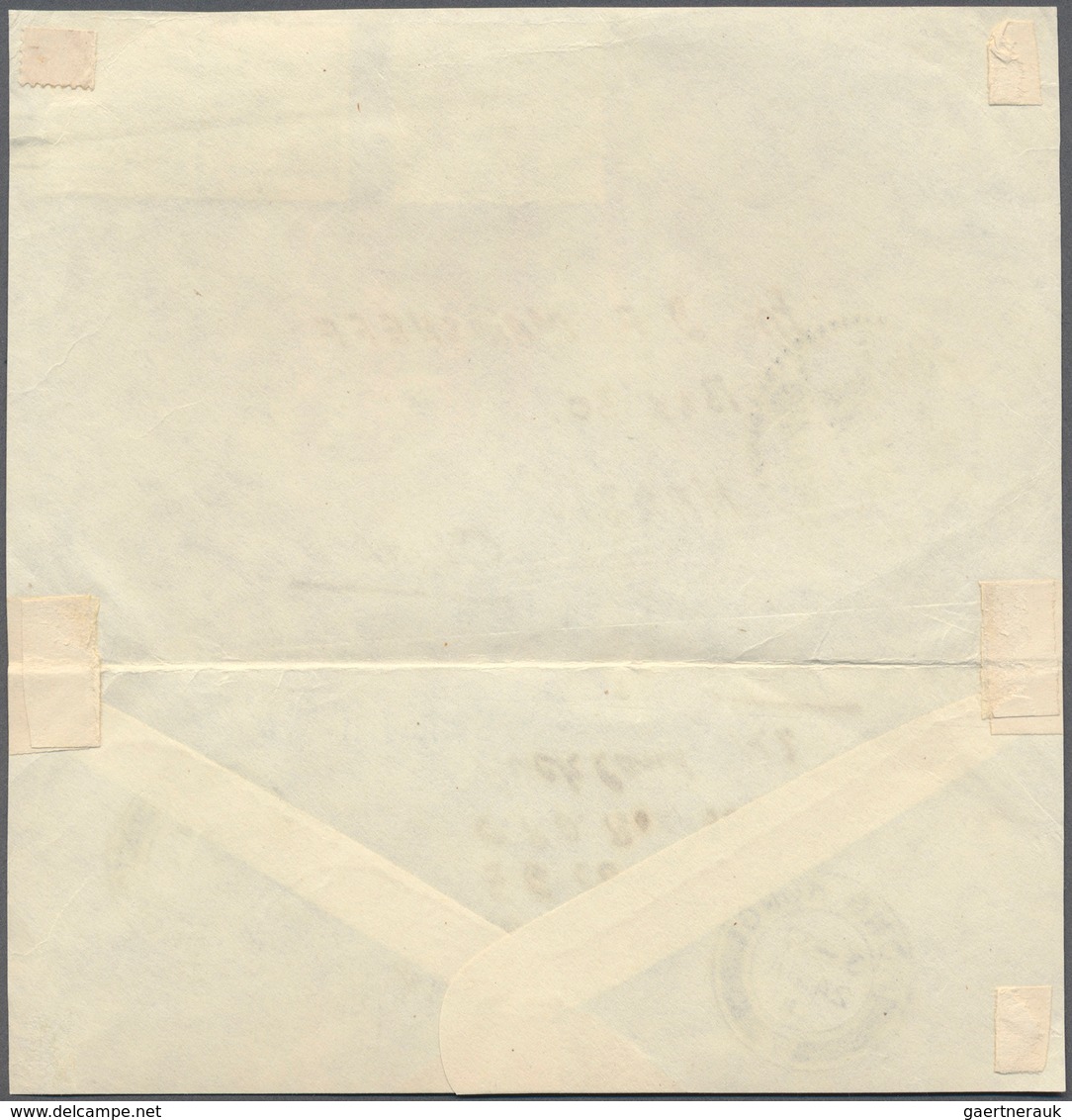 China - Besonderheiten: 1947. Envelope (shortened/part Of Backflap Missing And Opened For Display) W - Sonstige & Ohne Zuordnung