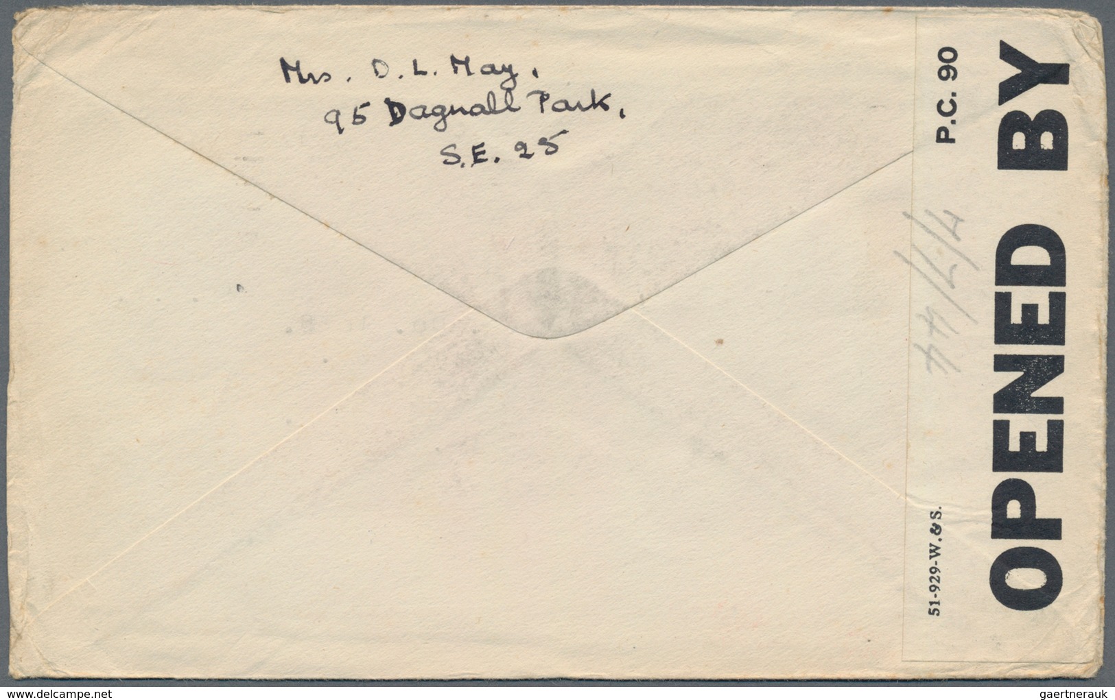 China - Taiwan (Formosa): 1943. Stamp-less Envelope Headed 'Service Des Prisonniers De Guerre' Addre - Sonstige & Ohne Zuordnung