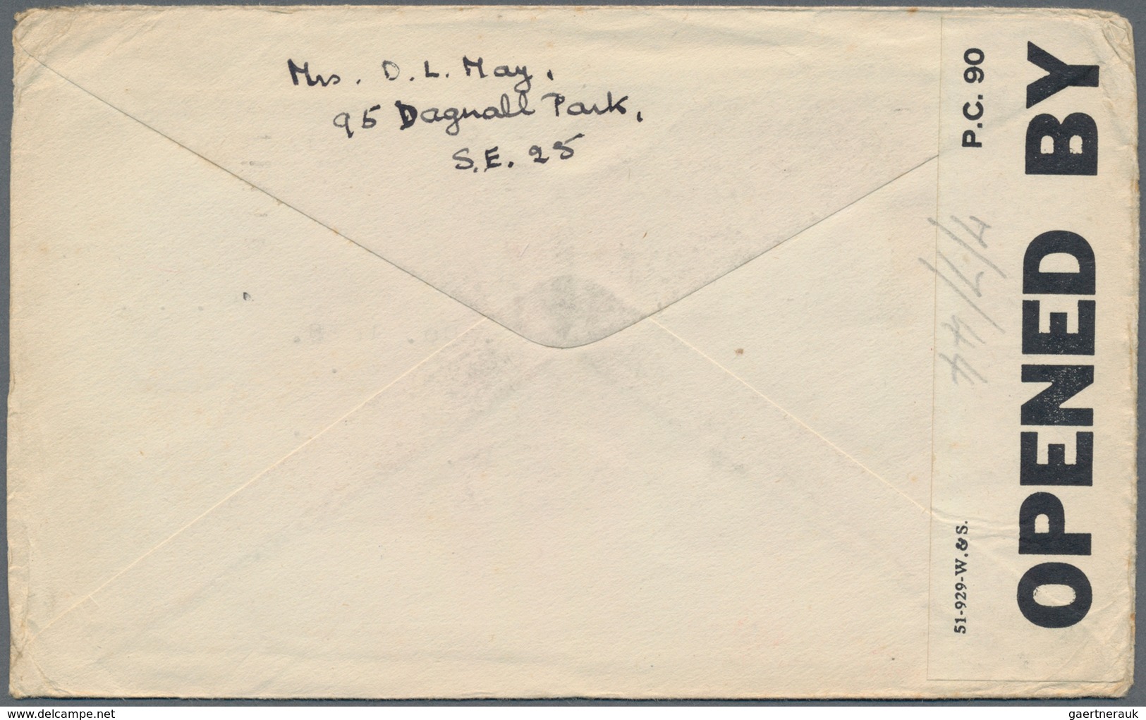 China - Taiwan (Formosa): 1943. Stamp-less Envelope Headed 'Service Des Prisonniers De Guerre' Addre - Autres & Non Classés