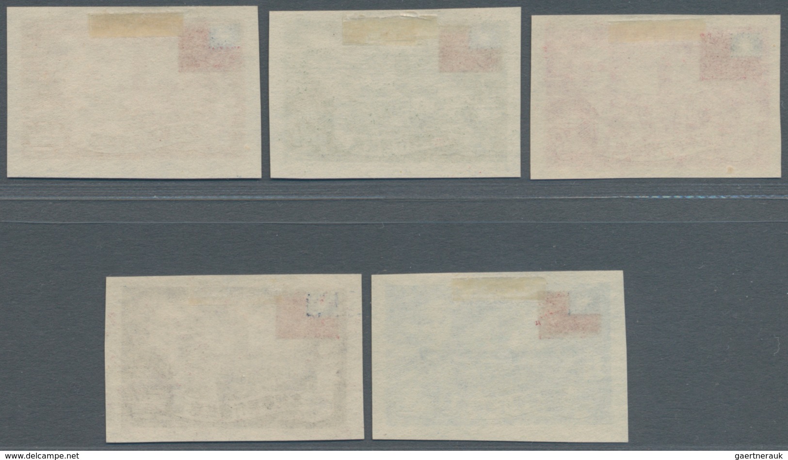 China - Taiwan (Formosa): 1952, President 2nd Anniversary Cpl. Set, Imperforated, Unused No Gum As I - Other & Unclassified