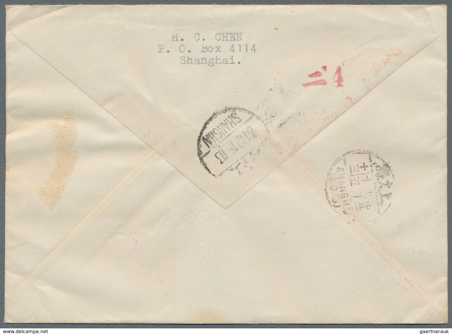 China - Volksrepublik: 1952, Taiping Revolution Set On Cacheted FDC Tied "SHANGHAI South Rd. 51.12.1 - Other & Unclassified