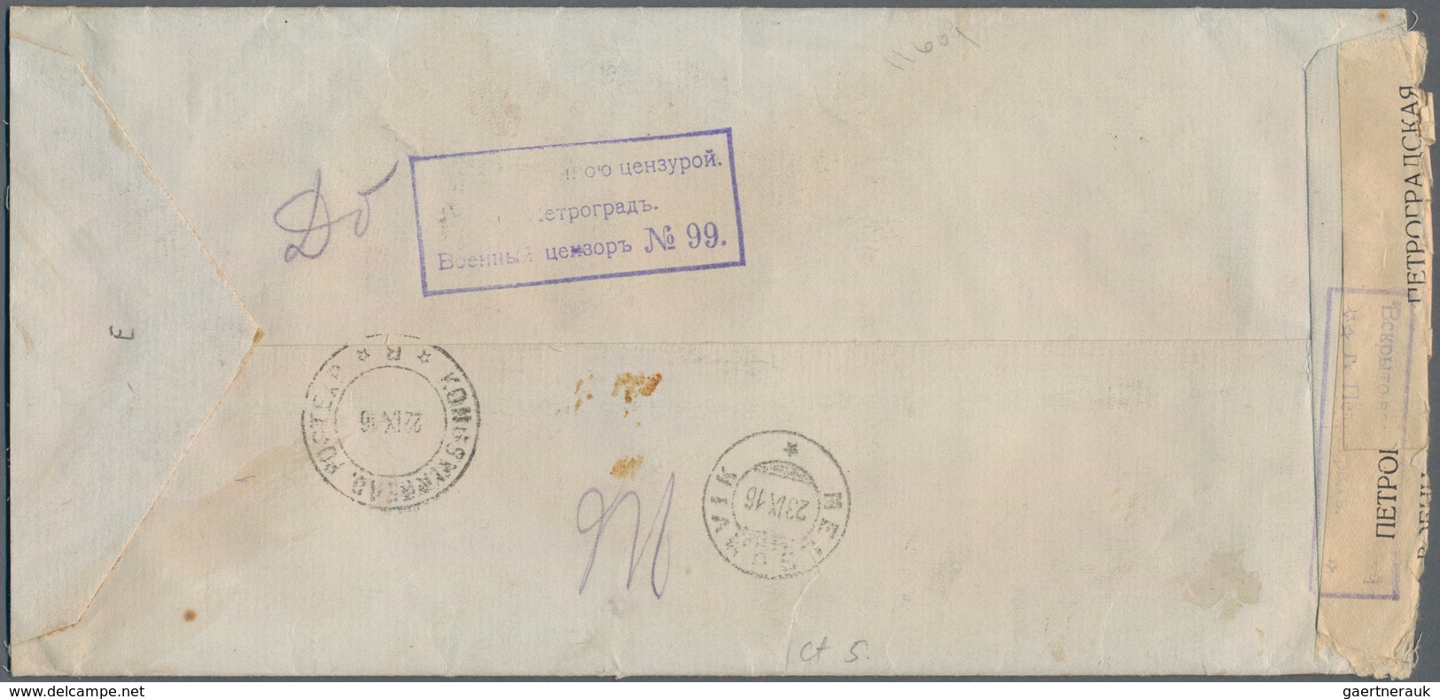 Japanische Post In China: 1914, Japan Unovpt. Tazawa 2 S., 10 S., 20 S. Tied "DAIREN I.J.P.O. 24.8.1 - 1943-45 Shanghai & Nanjing