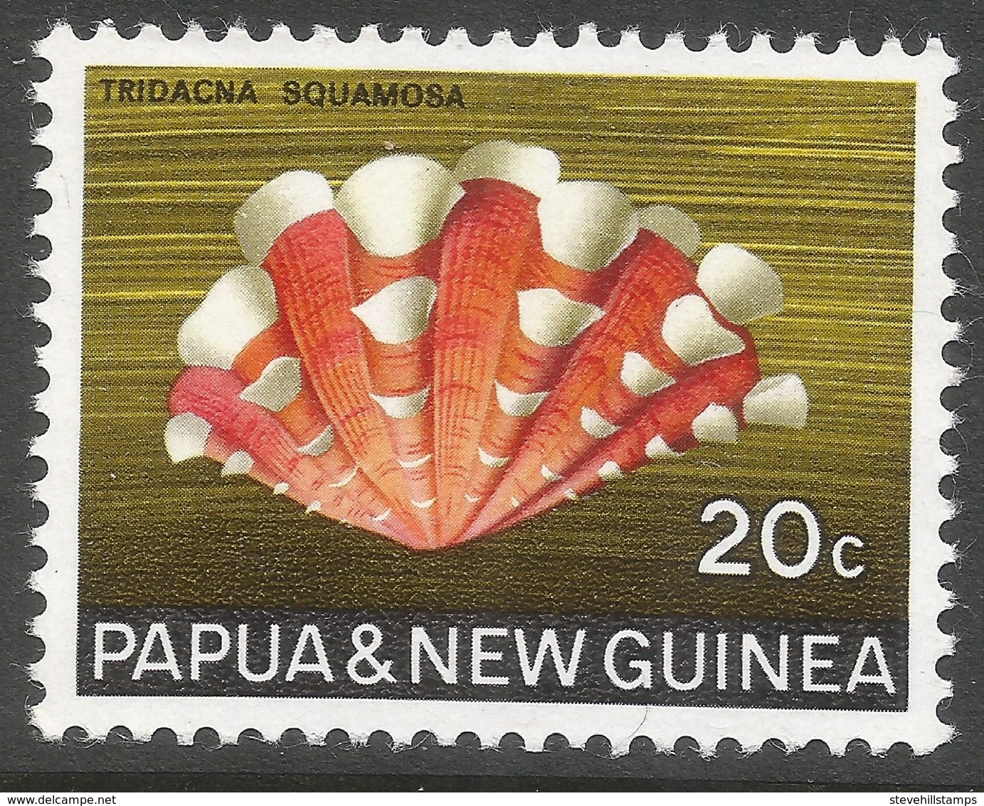 Papua New Guinea. 1968-69 Sea Shells. 20c MH SG 145 - Papua New Guinea