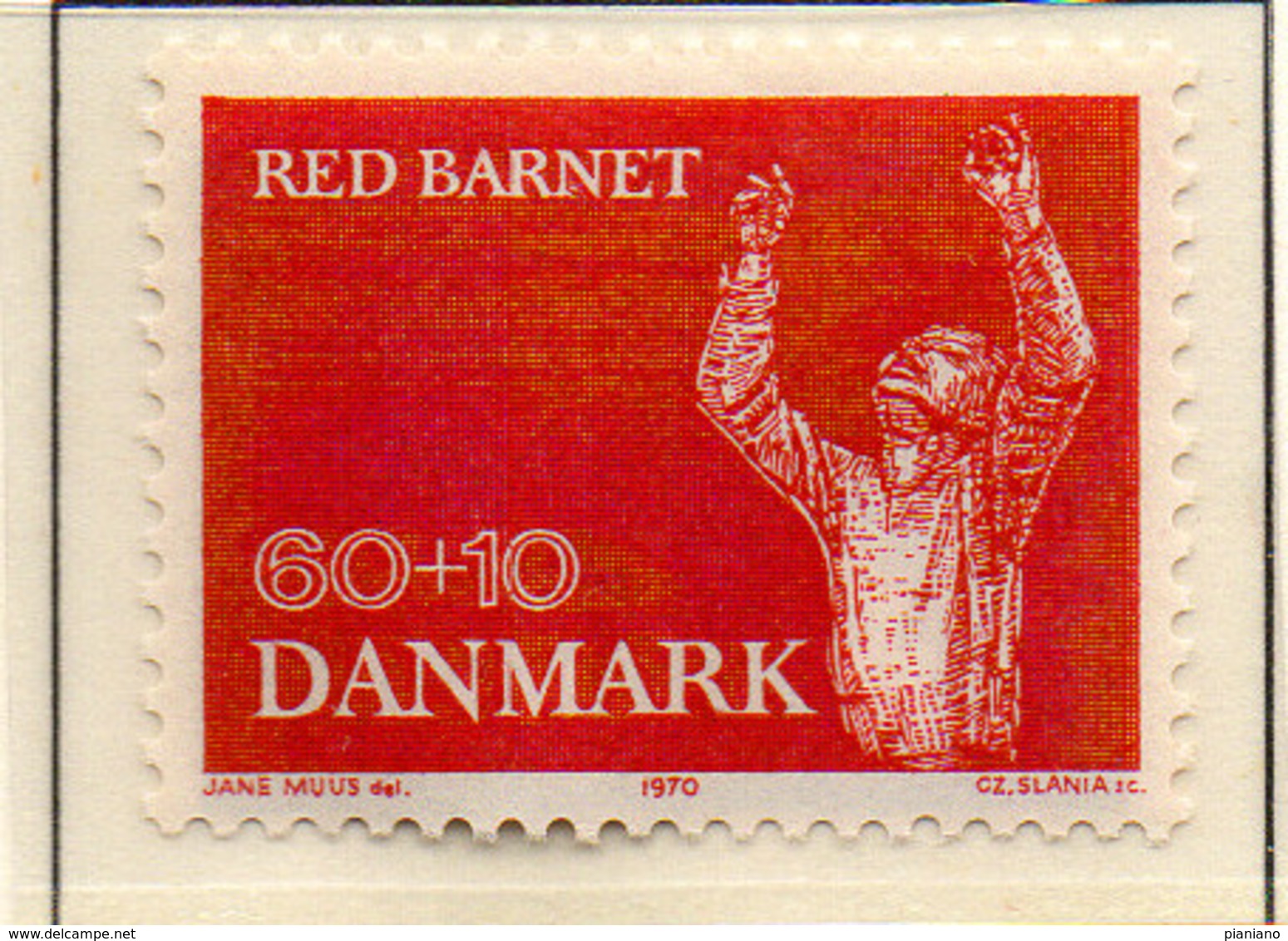 PIA - DANIMARCA -1970 : Sovrattassa A Profitto Dell' Infanzia  - (Yv 501) - Unused Stamps