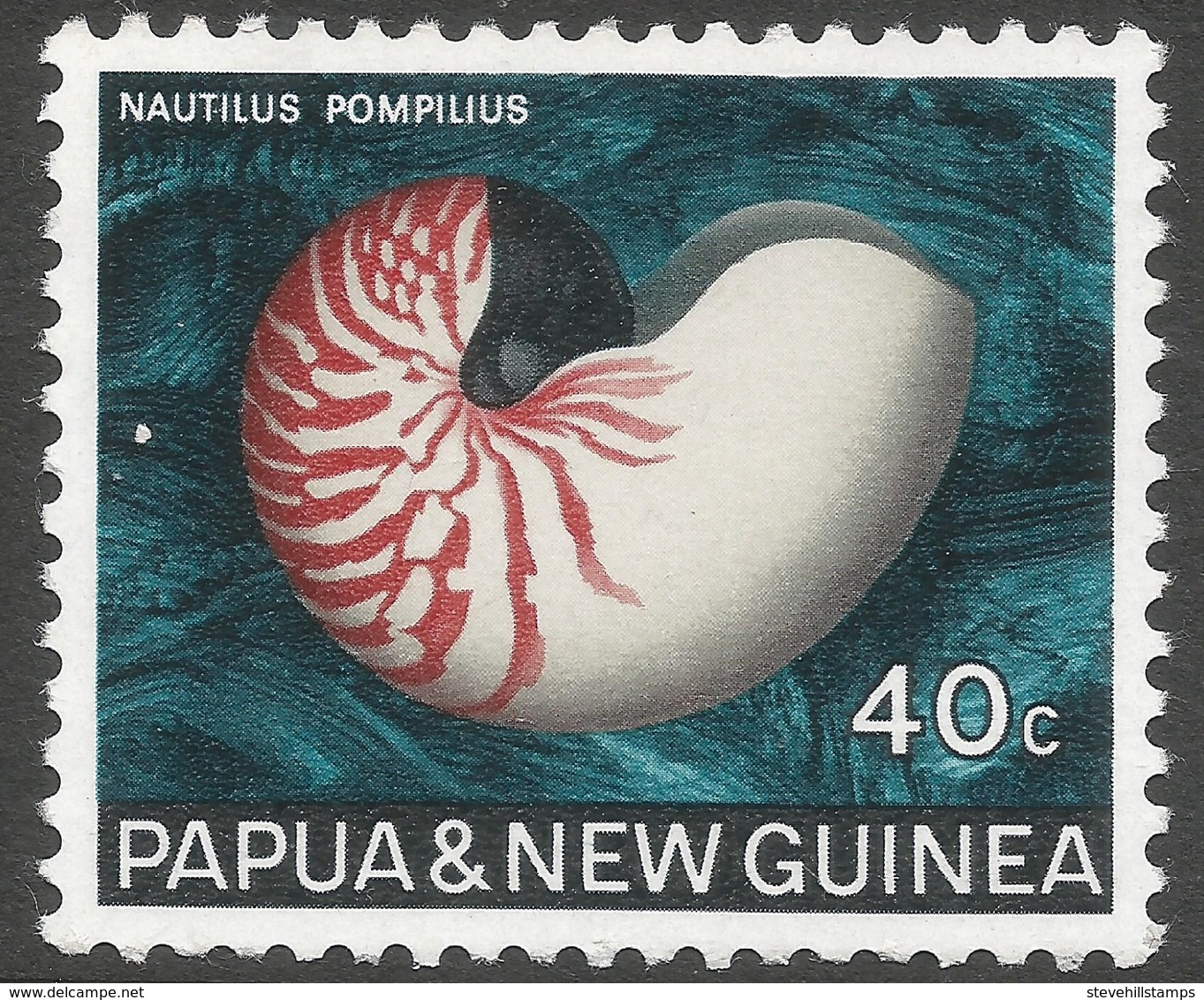 Papua New Guinea. 1968-69 Sea Shells. 40c MH SG 148 - Papua New Guinea