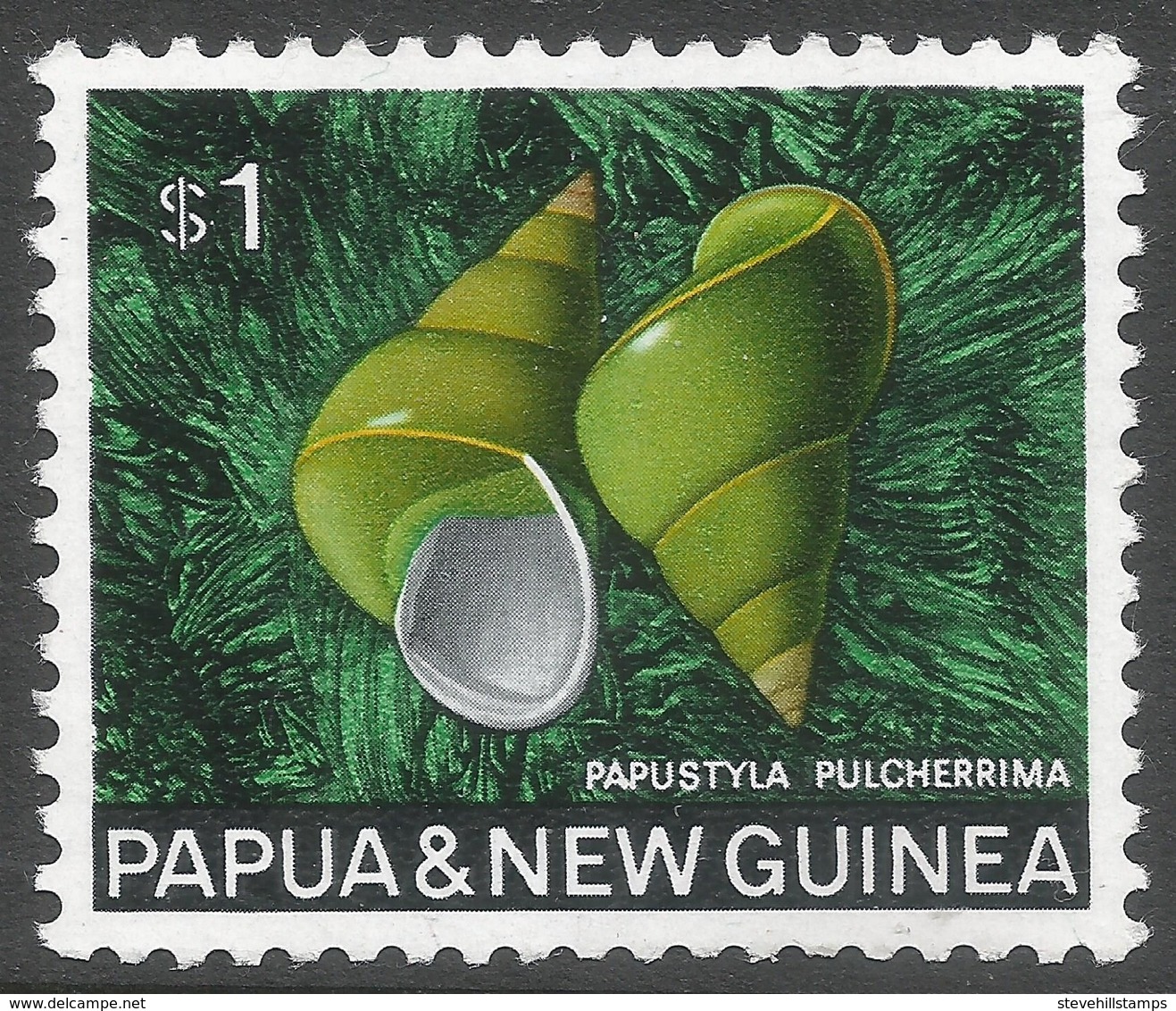 Papua New Guinea. 1968-69 Sea Shells. $1 MH SG 150 - Papua New Guinea